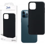 3MK Matt Case Apple iPhone 12/12 Pro Smartphone Case, black