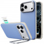 ESR Leather Kickstand MagSafe Case for Apple iPhone 17 Pro / 18 Pro, Light Blue
