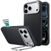 ESR Leather Kickstand MagSafe Case for Apple iPhone 17 Pro Max / 18 Pro Max, Black