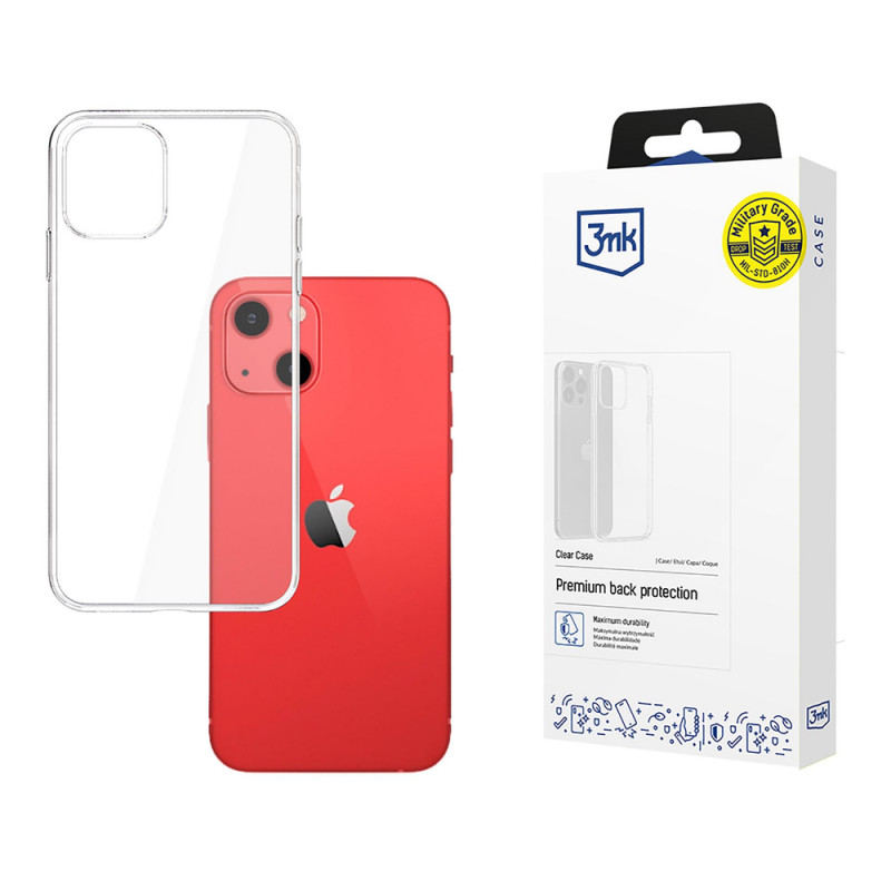3MK Clear Case for Apple iPhone 13 (3MK3325), transparent