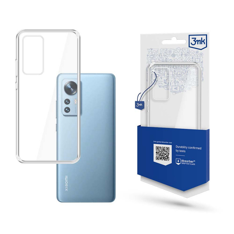 3MK Clear Case Xiaomi 12/12X phone case, transparent