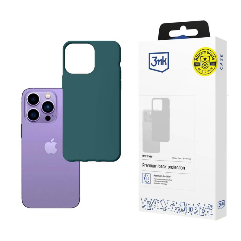 3MK Matt Case 3MK4043 for Apple iPhone 14 Pro, green