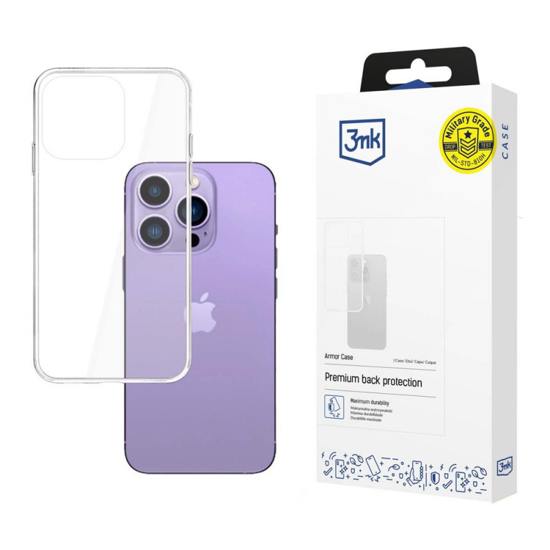 3MK Armor Case 3MK4014 for Apple iPhone 14 Pro Max, transparent