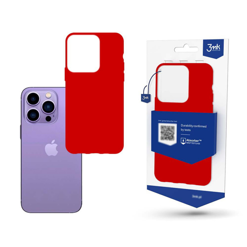 3MK Matt Case 3MK4050 for Apple iPhone 14 Pro Max, red