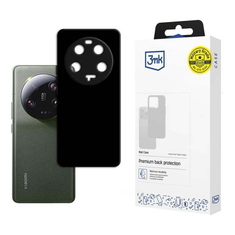 3MK Matt Case 3MK4939 for Xiaomi 13 Ultra 5G, black
