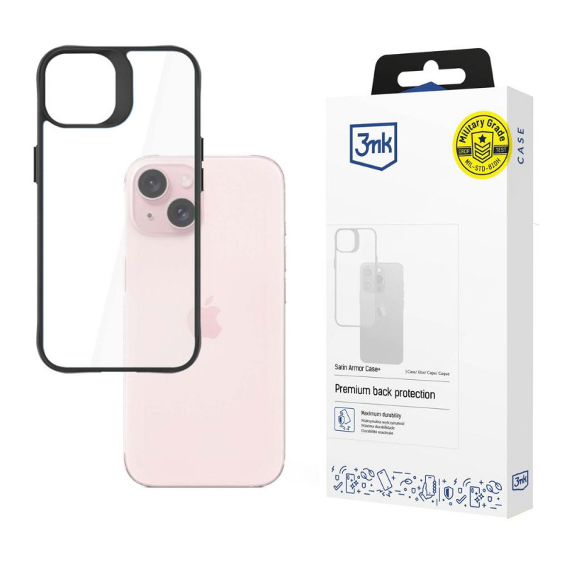 3MK SatinArmor+ Case for Apple iPhone 15 Plus / 14 Plus