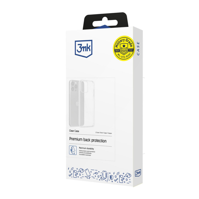 3MK Clear Case for Samsung Galaxy S23 FE, Transparent