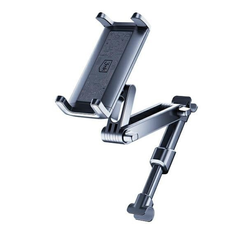 3MK Single Headrest Holder Car Holder for Phones and Tablets 4.7"-12.9", Black