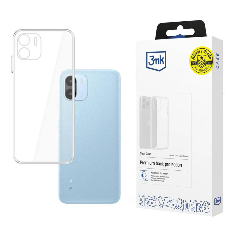 3MK Clear Case for Xiaomi Redmi A2, transparent