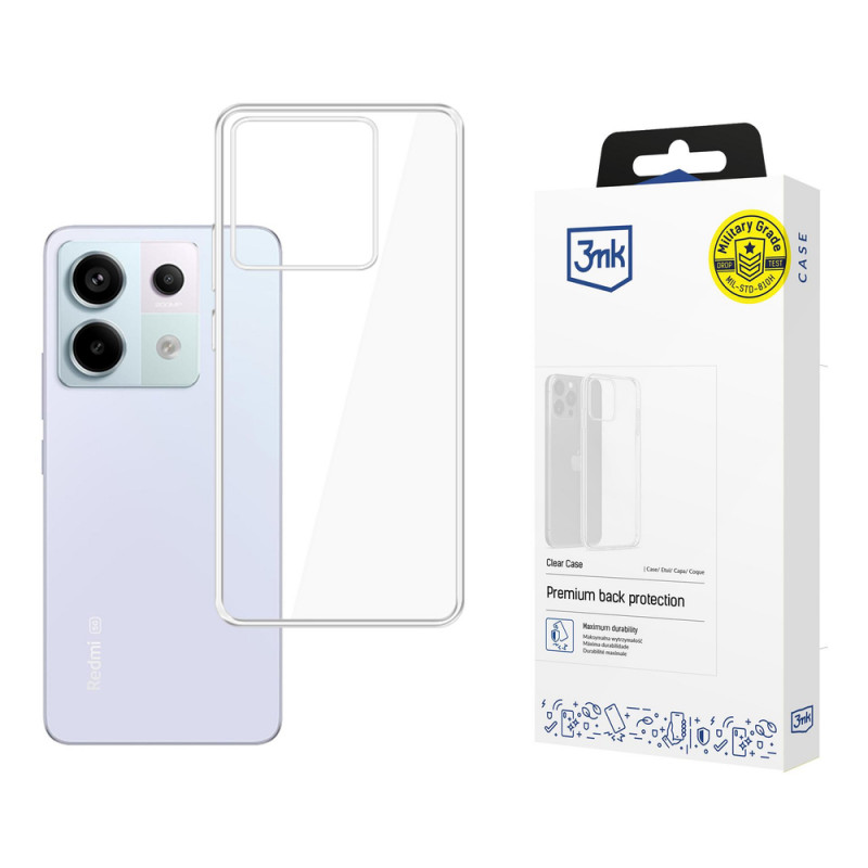 3MK Clear Case for Xiaomi Redmi Note 13 Pro 5G, transparent