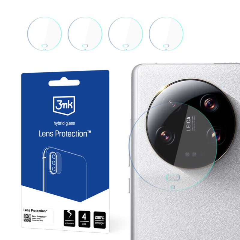 3MK Lens Protection camera lens glass for Xiaomi 14 Ultra (4 pcs)