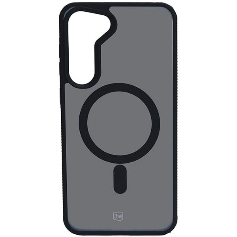 3MK Smoke MagCase with MagSafe for Samsung Galaxy S23 5G, Black