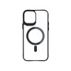 3MK Satin Armor MagCase with MagSafe for Apple iPhone 12 Pro Max, Clear with Black Frame