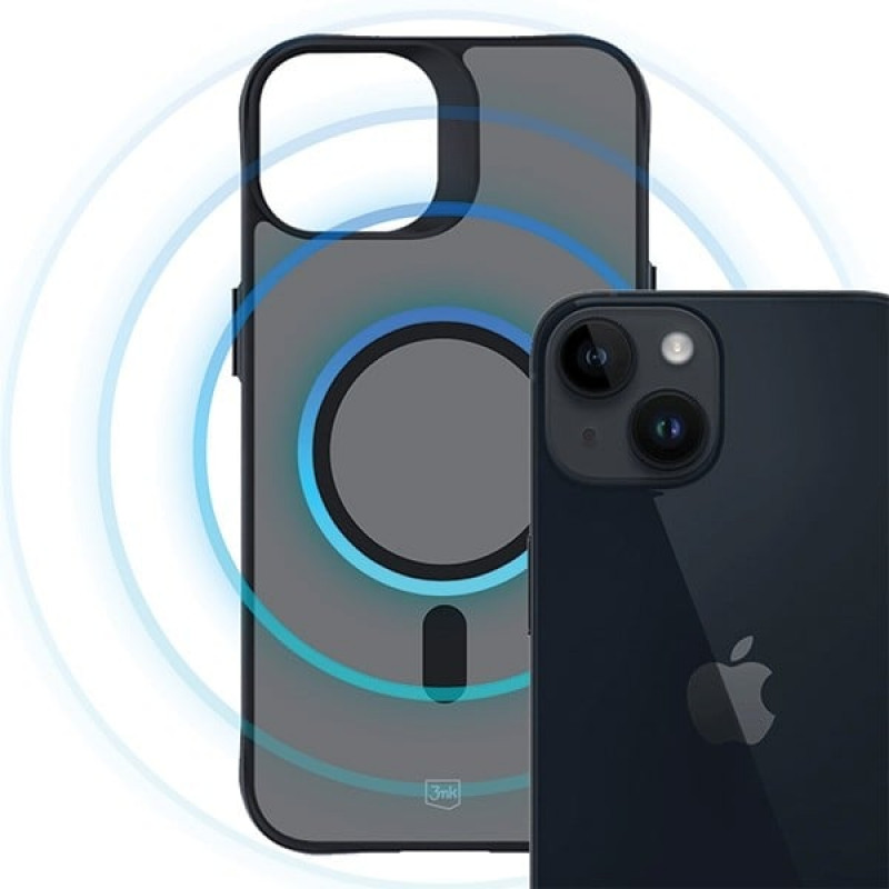 3MK Smoke MagCase with MagSafe for Apple iPhone 14 Plus, Semi-Transparent (156062-0)