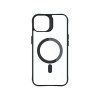 3MK Satin Armor MagCase with MagSafe for Apple iPhone 15 Plus, Clear with Black Frame (156080-0)