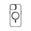 3MK Satin Armor MagCase with MagSafe for Apple iPhone 13 / 14, Transparent with Black Frame (156075-0)