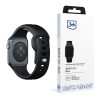 3mk Silicone Watch Strap for Apple Watch 38/40/41 mm, black