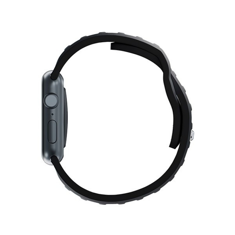 3mk Silicone Watch Strap for Apple Watch 38/40/41 mm, black
