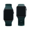 3mk Silicone Watch Strap for Apple Watch 38/40/41 mm, evergreen