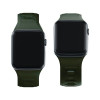 3mk Silicone Watch Strap for Apple Watch 38/40/41 mm, dark green