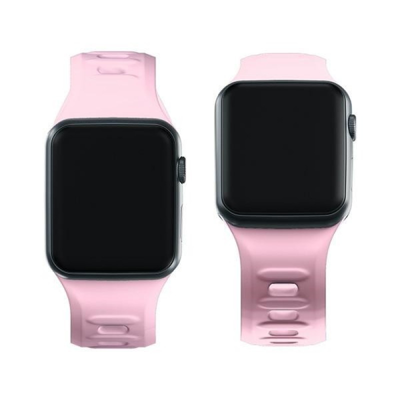 3mk Silicone Watch Strap for Apple Watch 38/40/41 mm, powder pink