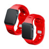 3mk Silicone Watch Strap for Apple Watch 38/40/41 mm, red