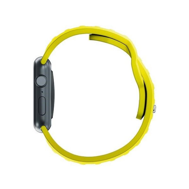 3mk Silicone Watch Strap for Apple Watch 38/40/41 mm, yellow