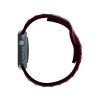 3mk Silicone Watch Strap for Apple Watch 42/44/45/49 mm, mulberry / burgundy