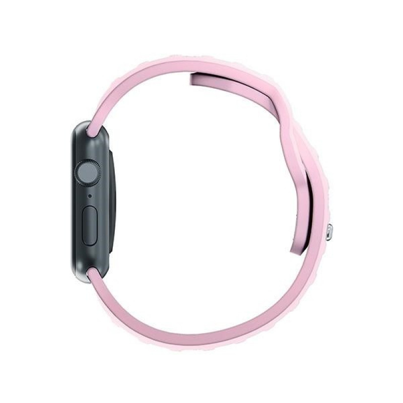 3mk Silicone Watch Strap for Apple Watch 42/44/45/49 mm, powder pink