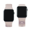 3mk Silicone Watch Strap for Apple Watch 42/44/45/49 mm, pink-beige / latte