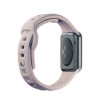 3mk Silicone Watch Strap for Apple Watch 42/44/45/49 mm, pink-beige / latte