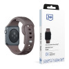 3mk Silicone Watch Strap for Apple Watch 42/44/45/49 mm, taupe
