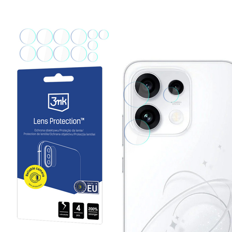 3MK Lens Protection Oppo Reno 16 F / Reno 16 FS (CPH2859) camera lens protector (4 pcs)