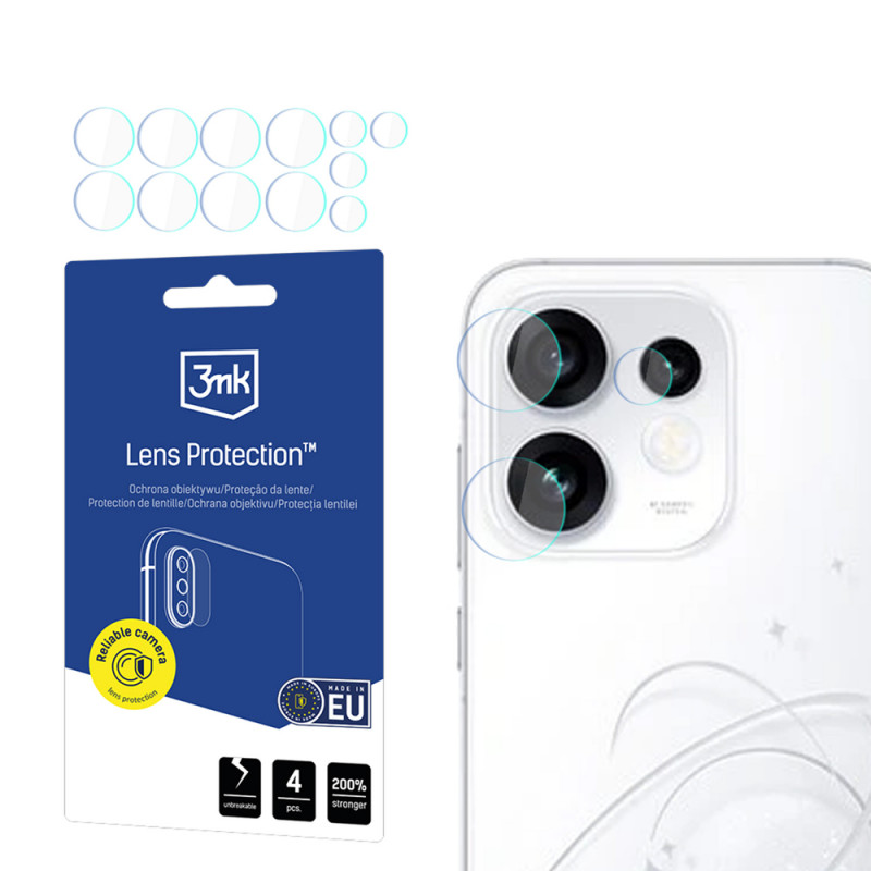 3MK Lens Protection Oppo Reno 16 (CPH2865) / Reno 16 Pro (CPH2863) camera lens protector (4 pcs)