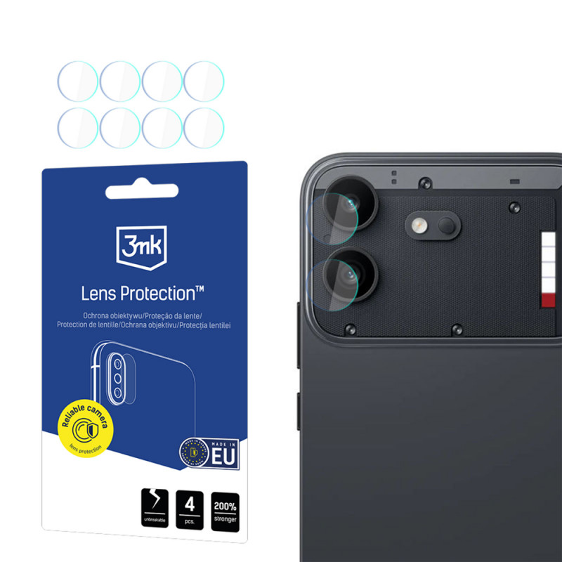 3MK Lens Protection Nothing Phone (4b) camera lens protector (4 pcs)