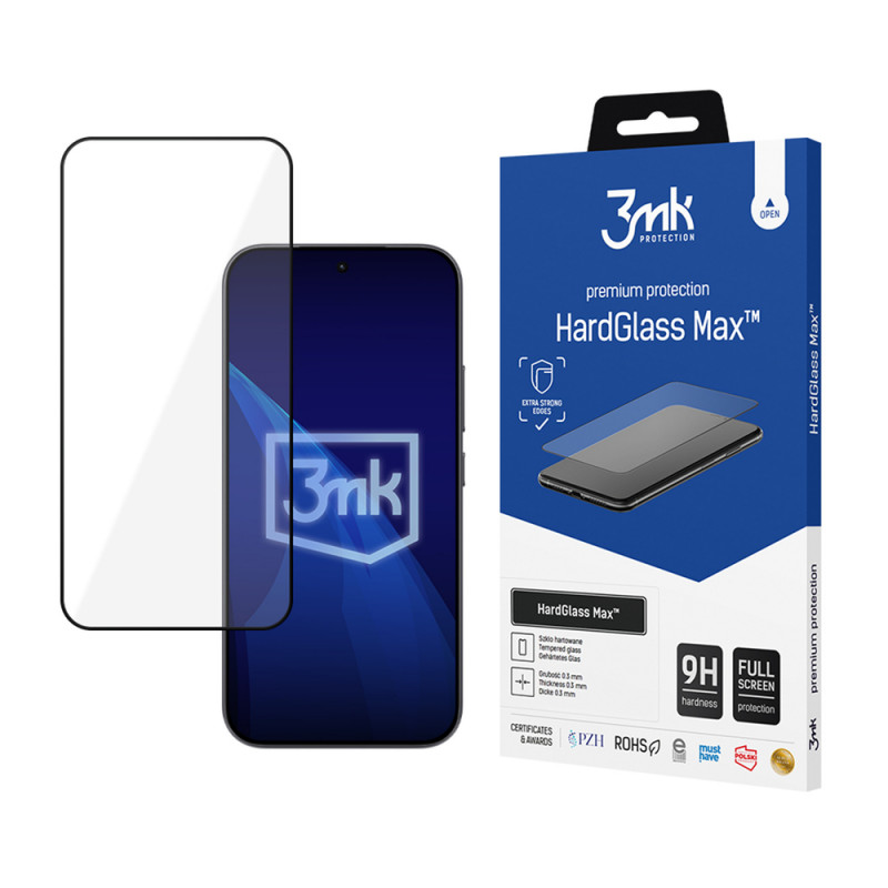 3MK HardGlass Max Xiaomi 17T tempered glass, black