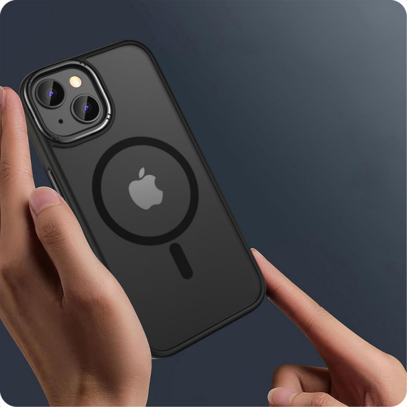 Tech-Protect MagMat 2 MagSafe Apple iPhone 15 case, Matte Black