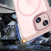 Tech-Protect MagMat MagSafe Apple iPhone 15 case, Pink/Clear