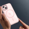 Tech-Protect MagMat MagSafe Apple iPhone 15 case, Pink/Clear
