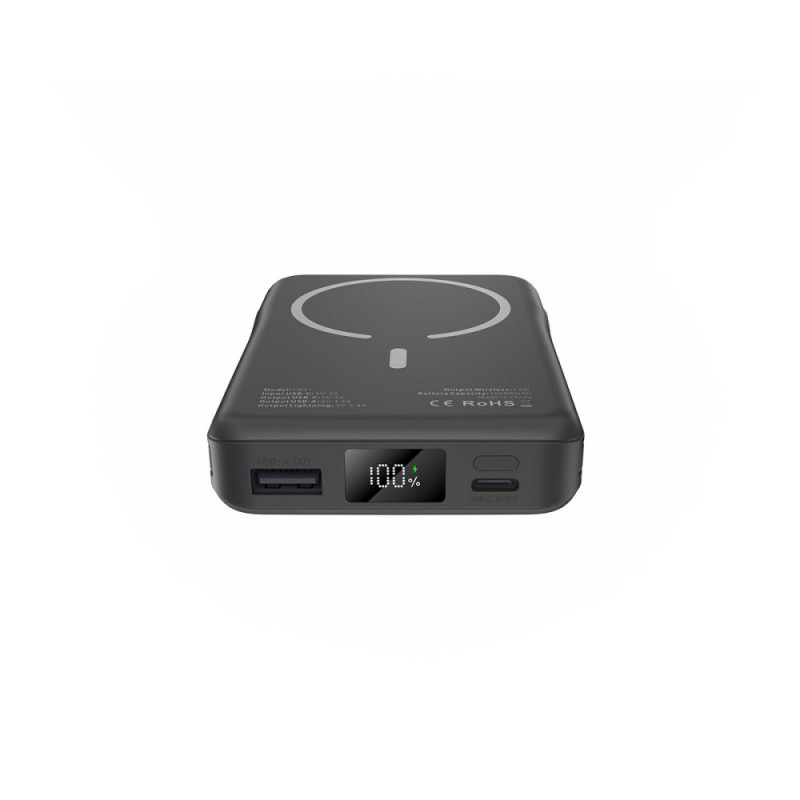 Tech-Protect PB31 LifeMag MagSafe power bank 10000 mAh, 15 W, Black
