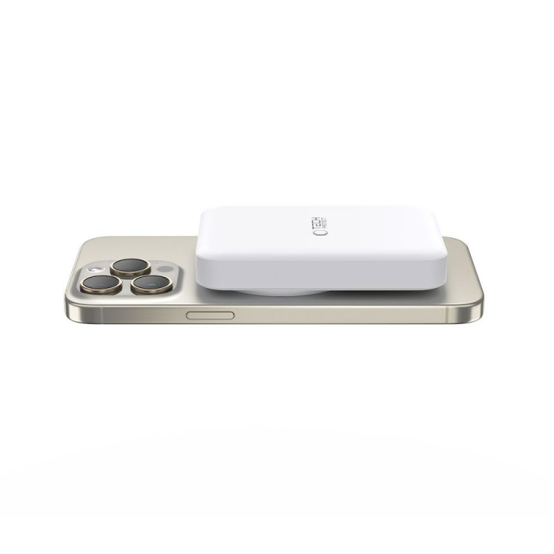 Tech-Protect PB11 LifeMag MagSafe power bank 10000 mAh, 15 W, White