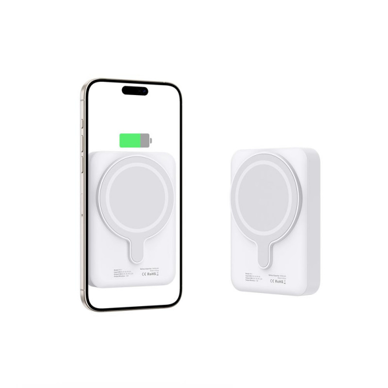 Tech-Protect PB11 LifeMag MagSafe power bank 10000 mAh, 15 W, White