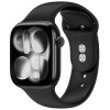 Tech-Protect Silicone strap for Apple Watch 4/5/6/7/8/9/SE/10 (38/40/41/42 mm), Black