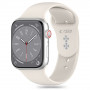Tech-Protect Silicone strap for Apple Watch 4/5/6/7/8/9/SE/10 (38/40/41/42 mm), Starlight