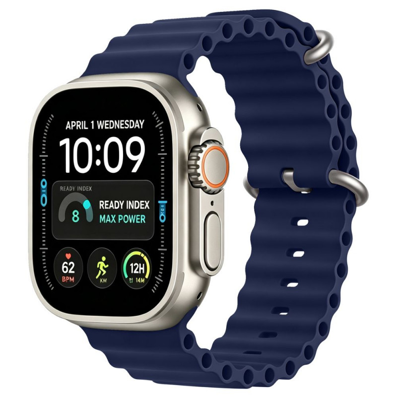 Tech-Protect IconBand Pro strap for Apple Watch 4/5/6/7/8/9/SE/Ultra 1/2 (42/44/45/49 mm), Midnight Blue (THP2875)