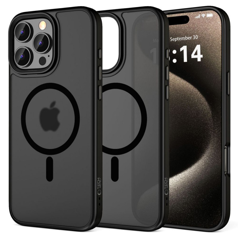 Tech-Protect MagMat MagSafe Apple iPhone 16 Pro Max case, Matte Black