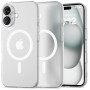 Tech-Protect MagSlim MagSafe Apple iPhone 16 case, Matte/White