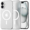 Tech-Protect MagSlim MagSafe Apple iPhone 16 case, Matte/White