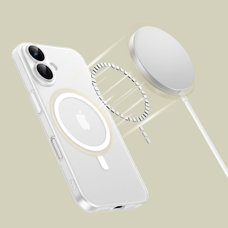 Tech-Protect MagSlim MagSafe Apple iPhone 16 case, Matte/White