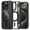 Tech-Protect MagMat MagSafe Apple iPhone 16 Pro case, Black/Clear